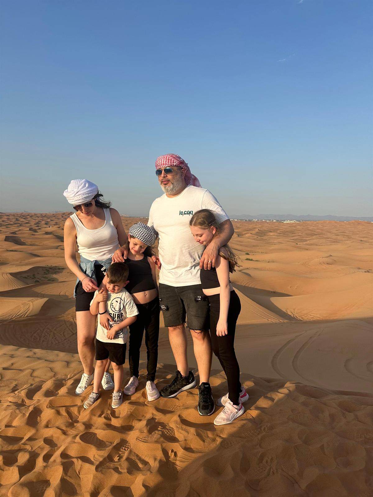 Private family safari experience in Dubai